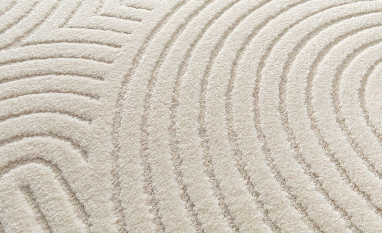 Tapis NATIVE , géométrique beige