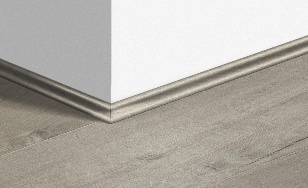 Quart de rond  Quick Step, Mdf, décor Bois soft gris, h.1.70 x L. 240.00 cm