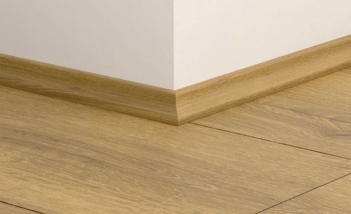 Quart de rond  Quick Step, Mdf, décor Bois miel, h.1.70 x L. 240.00 cm
