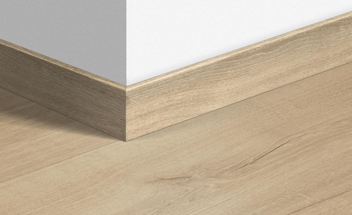 Plinthe  Quick Step, Mdf, décor Bois désert naturel clair, h.5.80 x L. 240.00 cm