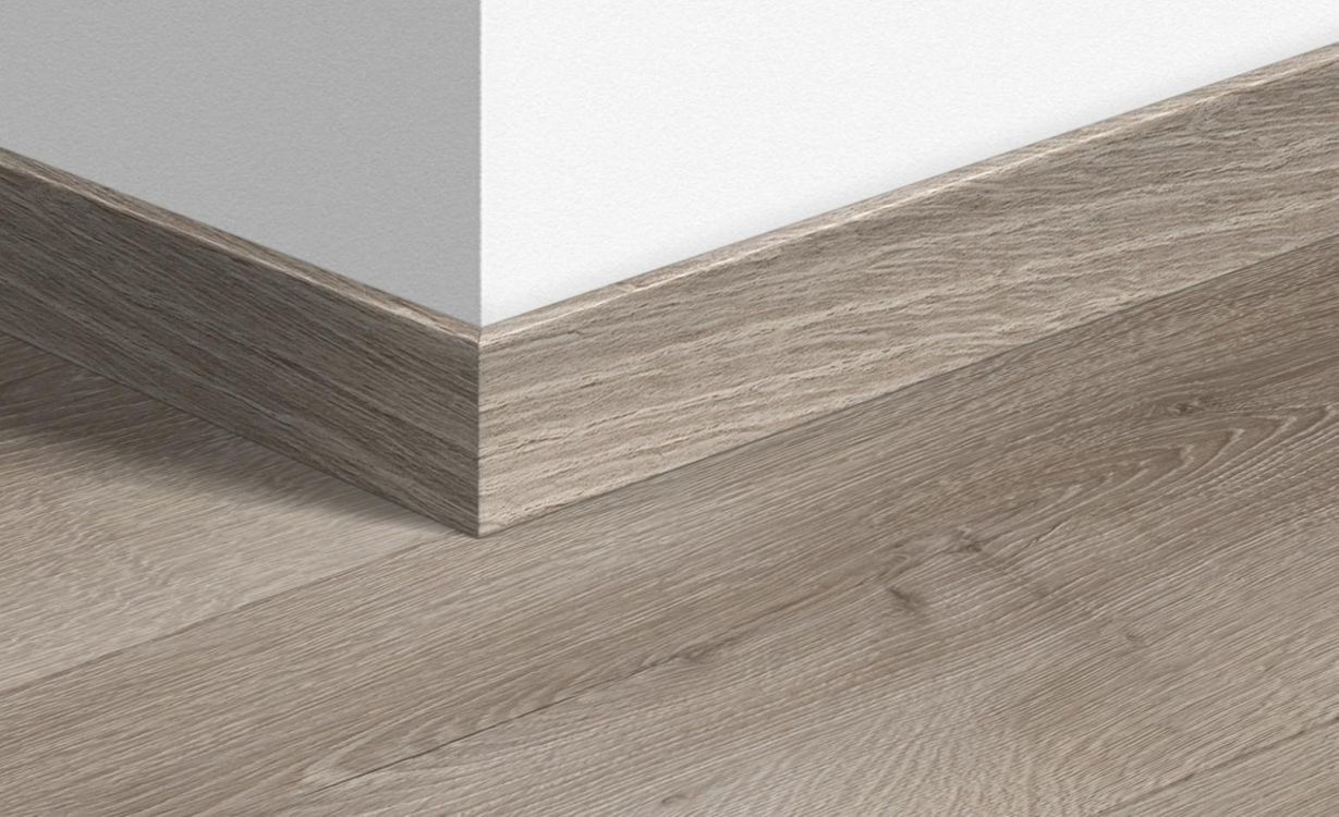 Plinthe  Quick Step, Mdf, décor Bois désert gris brossé, h.5.80 x L. 240.00 cm