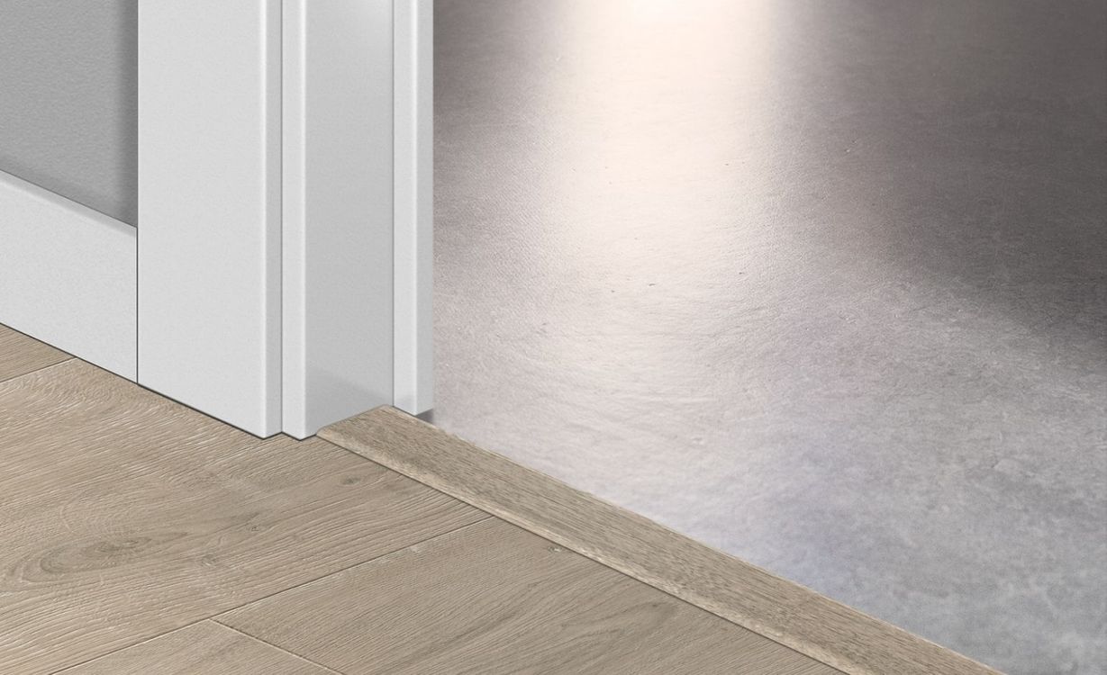 Profilé multi fonction INCIZO STRATIFIE  Quick Step, Mdf, décor beige brossé, l.4.80 x L. 215.00 cm