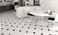 Carrelage ALASKA, unis-couleurs blanc, dim 31.60 x 31.60 cm