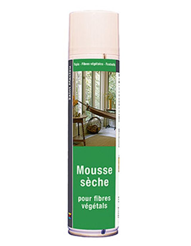 Entretien courant  MOUSSE SECHE, pour tapis et moquette à fibres naturelles, blanc, , 0.40 L