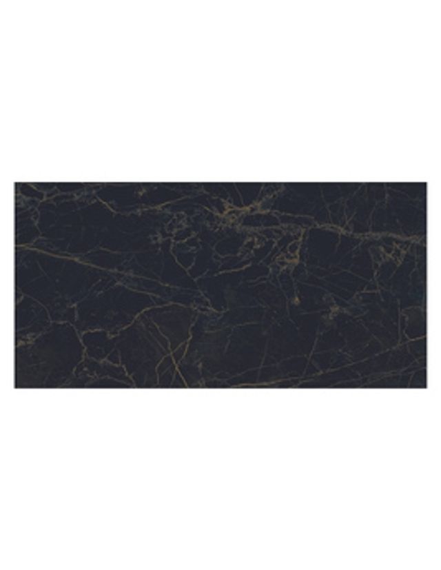 Carrelage BLACK, aspect marbre noir, dim 60.00 x 120.00 cm