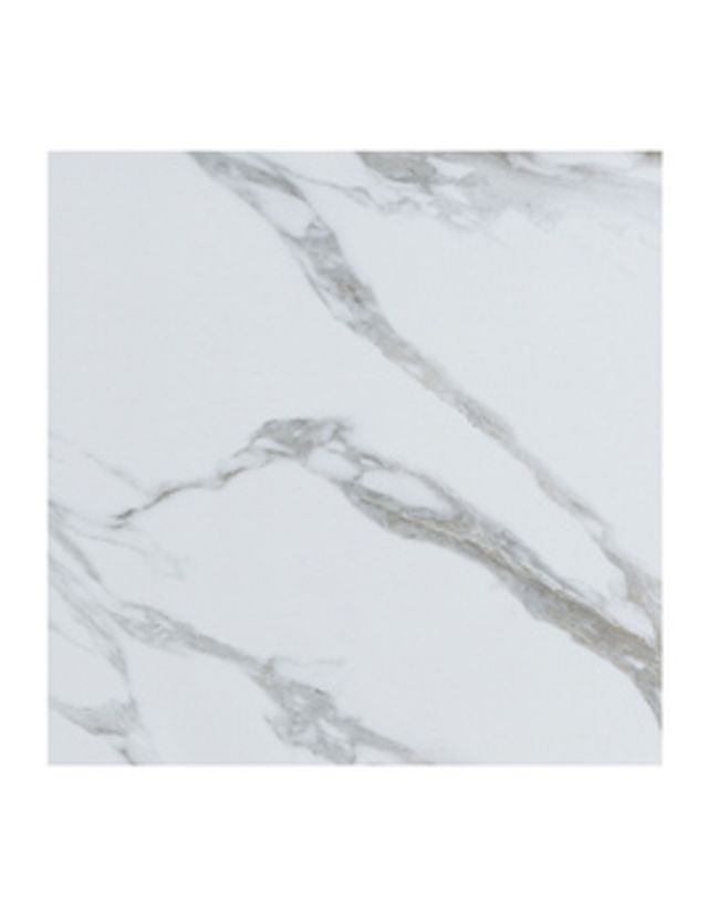 Carrelage CARRARE MAT, aspect marbre blanc, dim 60.00 x 60.00 cm