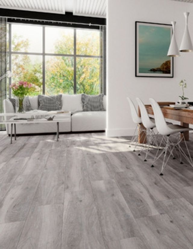 Carrelage CHCAGO, aspect bois gris, dim 15.00 x 60.00 cm