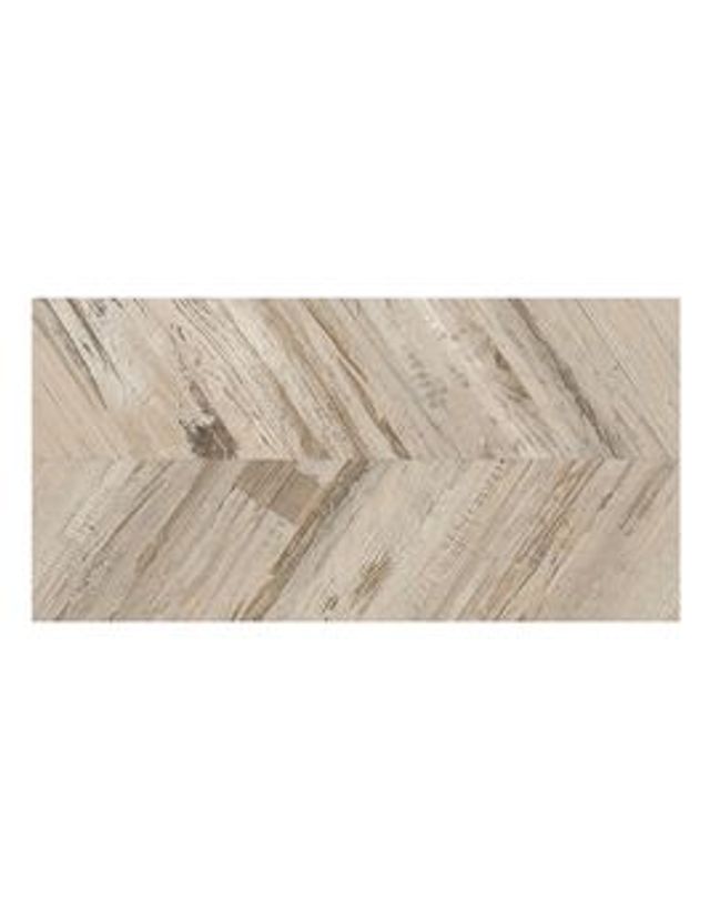 Carrelage POINT DE HONGRIE, aspect bois beige, dim 45.00 x 90.00 cm