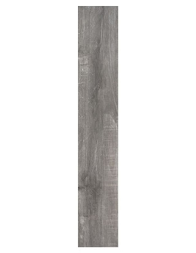 Carrelage MILWAUKEE GRIP, aspect bois gris, dim 15.00 x 90.00 cm