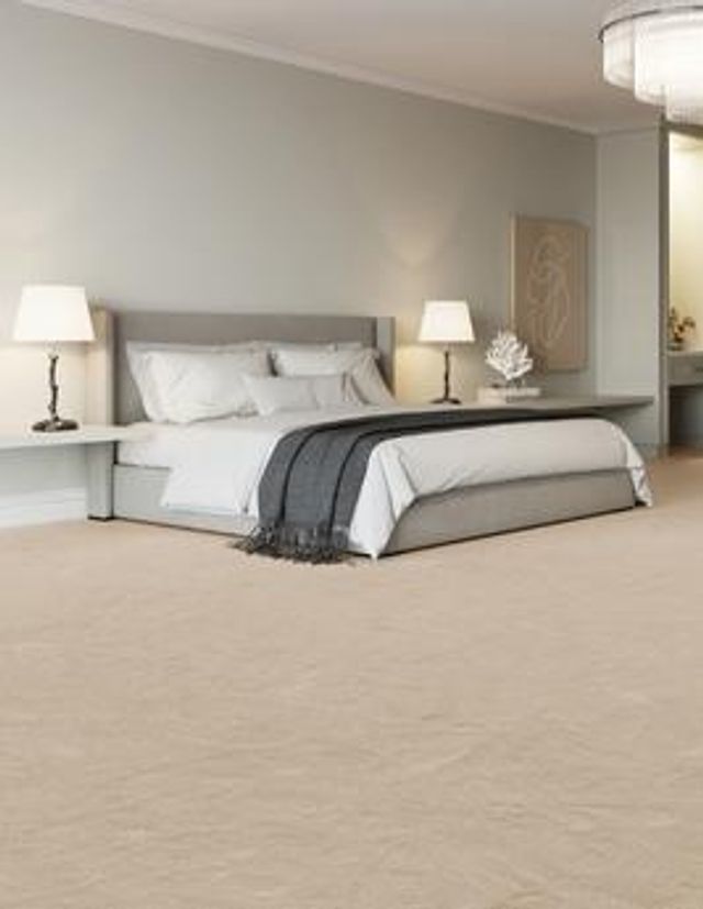 Moquette velours SUSPENSE 4, col beige, rouleau 4.00 m