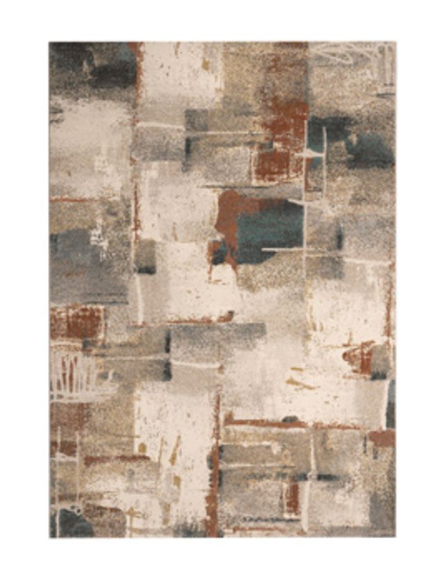 Tapis MULTI , effacé multicolore