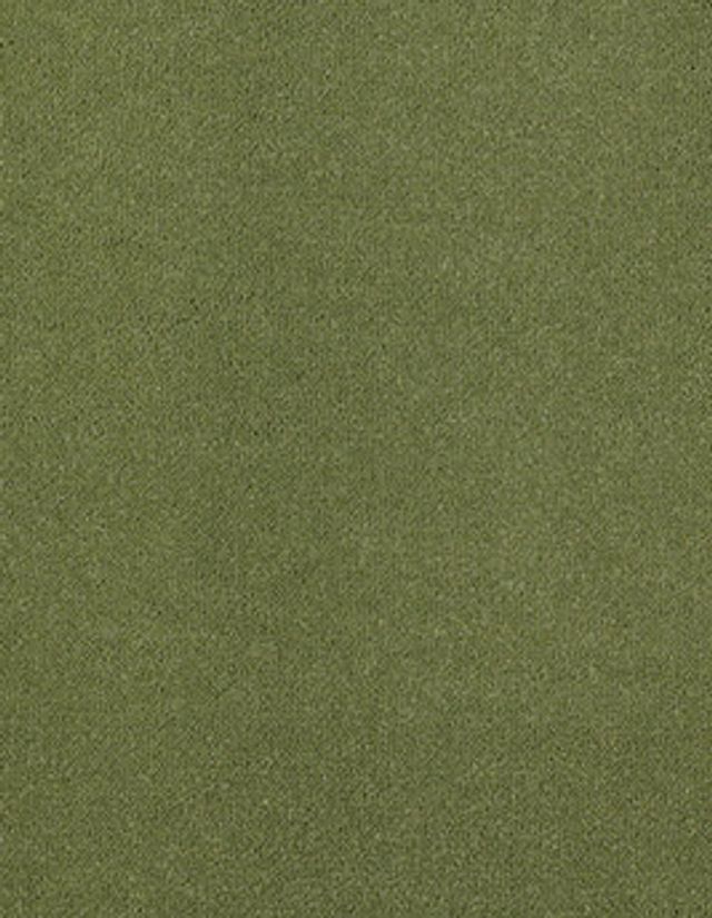 Moquette velours DELTA , col vert amande, rouleau 4.00 m