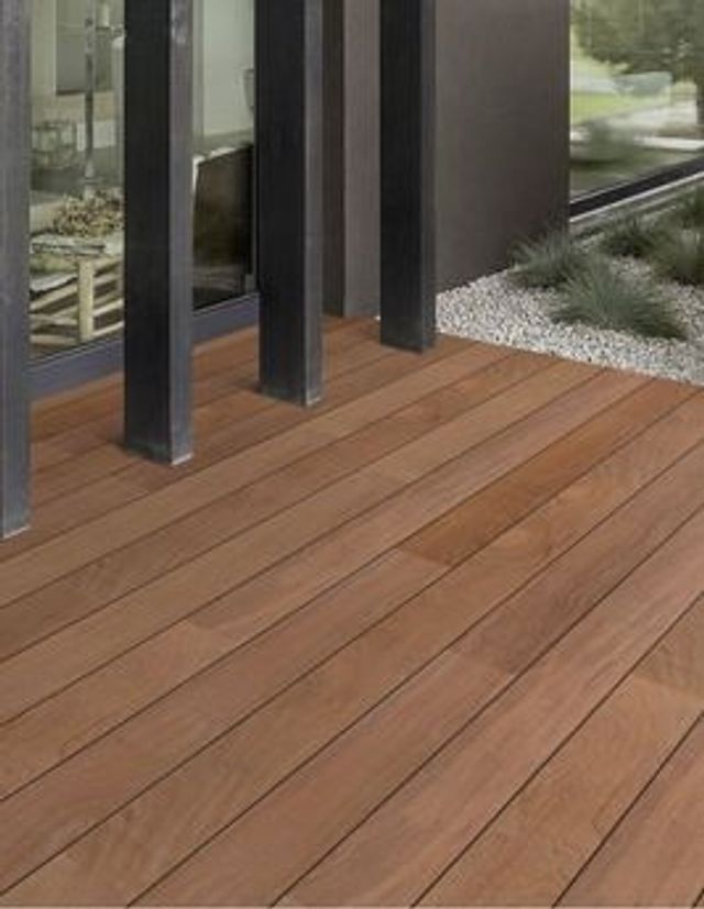 Lame de terrasse Bangkirai Naturel, bois exotique ,l 14.50 x L 335 cm