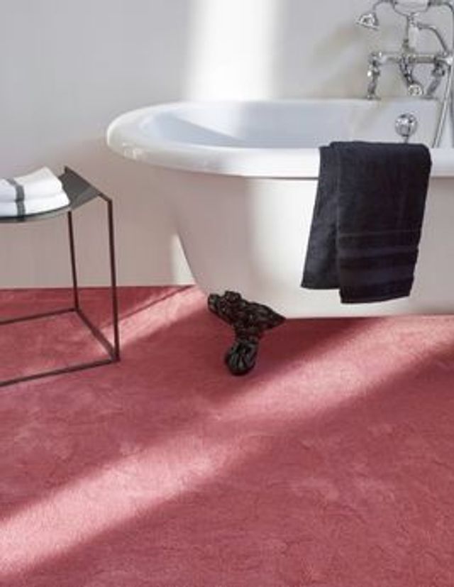 Moquette velours DOLCE VITA, col rose framboise, rouleau 2.00 m