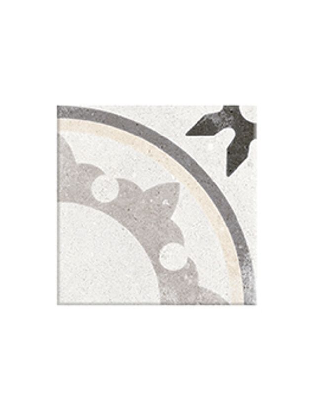 Carrelage EPOQUE, aspect carreau ciment multicolore, dim 20.00 x 20.00 cm