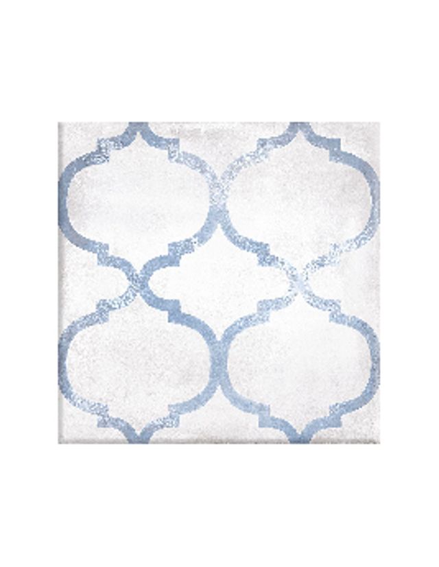 Carrelage ROME DECOR, aspect carreau ciment multicolore, dim 20.00 x 20.00 cm