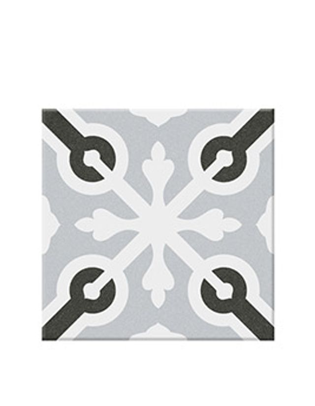 Carrelage C.A CIMENT, aspect carreau ciment multicolore, dim 20.00 x 20.00 cm