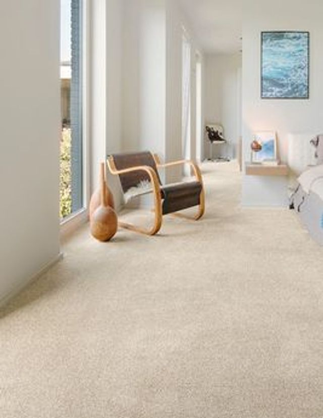Moquette velours MOANA, col beige, rouleau 4.00 m