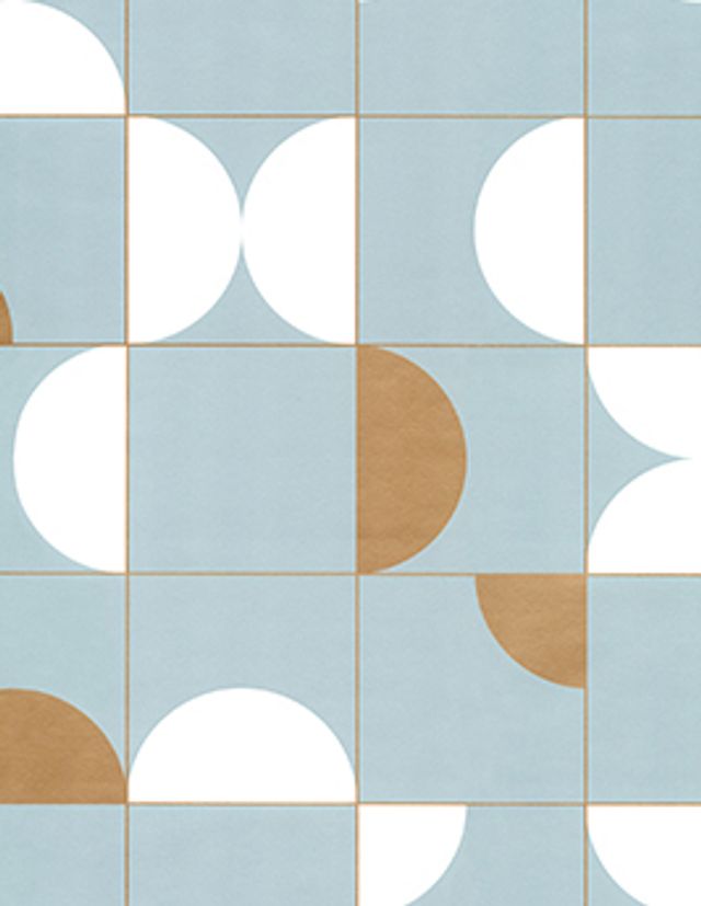 Papier peint TANGUY Caselio, 100% Intissé décor Graphique,  bleu