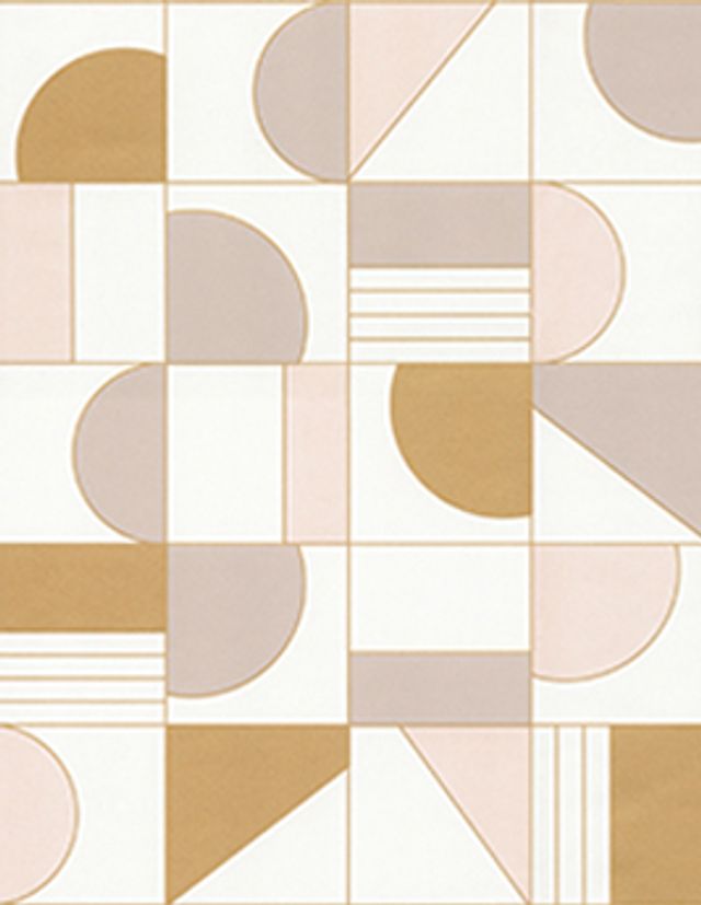 Papier peint TADEO Caselio, Vinyle sur intissé décor Graphique, beige
