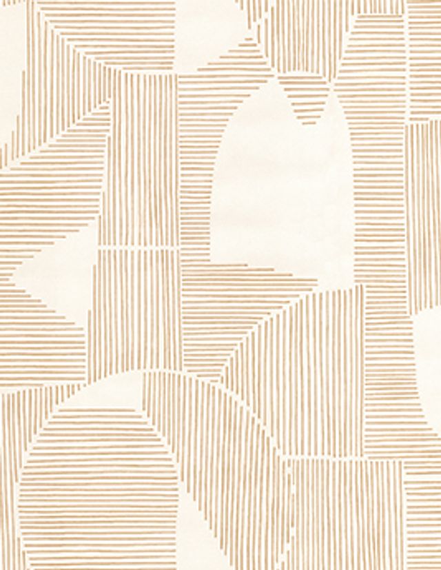 Papier peint TOSCAN Casadeco, 100% Intissé décor Graphique,  beige