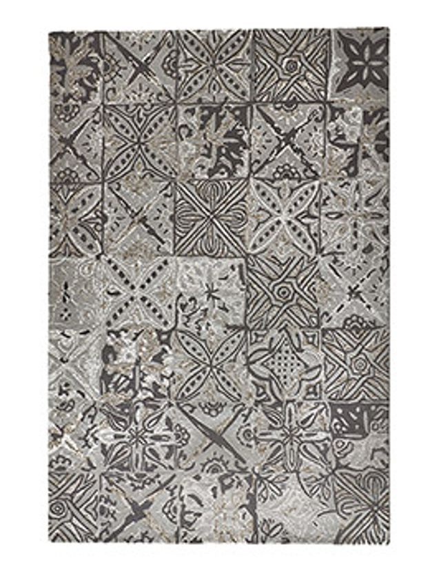 Tapis TILES Toulemonde Bochart,   gris