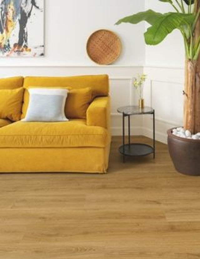 Sol vinyle ALPHA VINYL LAME Quick Step, Bois chêne, lame 20.90 x 149.40 cm