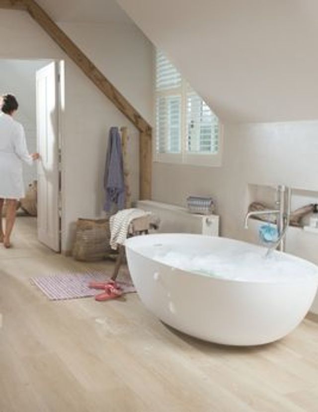 Sol vinyle ALPHA VINYL LAME Quick Step, Bois beige, lame 20.90 x 149.40 cm