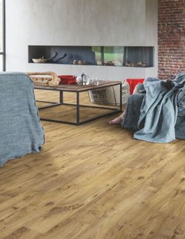 Sol vinyle ALPHA VINYL LAME S Quick Step, Bois naturel, lame 18.90 x 125.10 cm