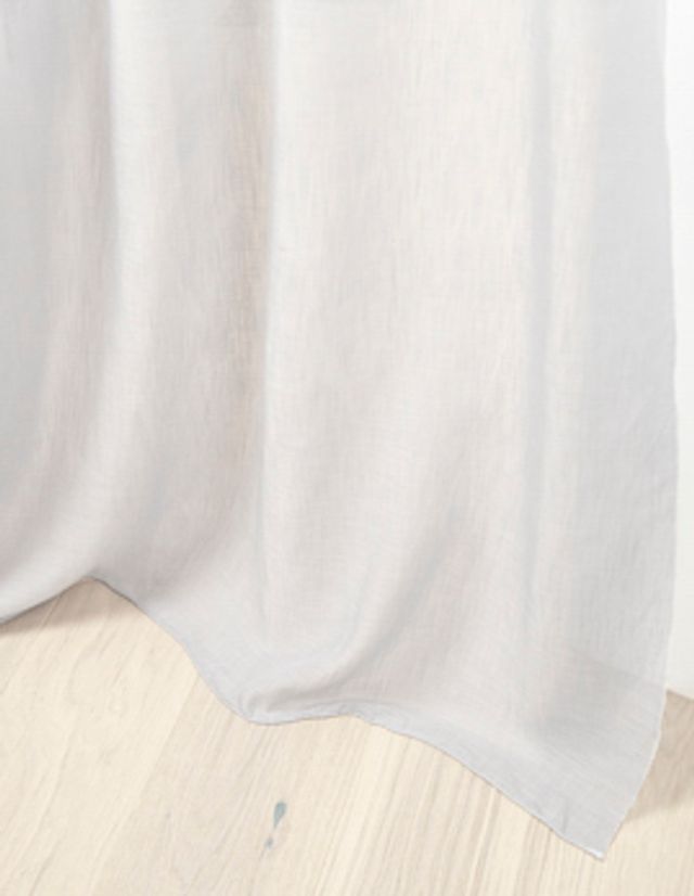 Panneau japonais sur-mesure à partir du voilage STROMBOLI, , Uni/faux uni, Gris