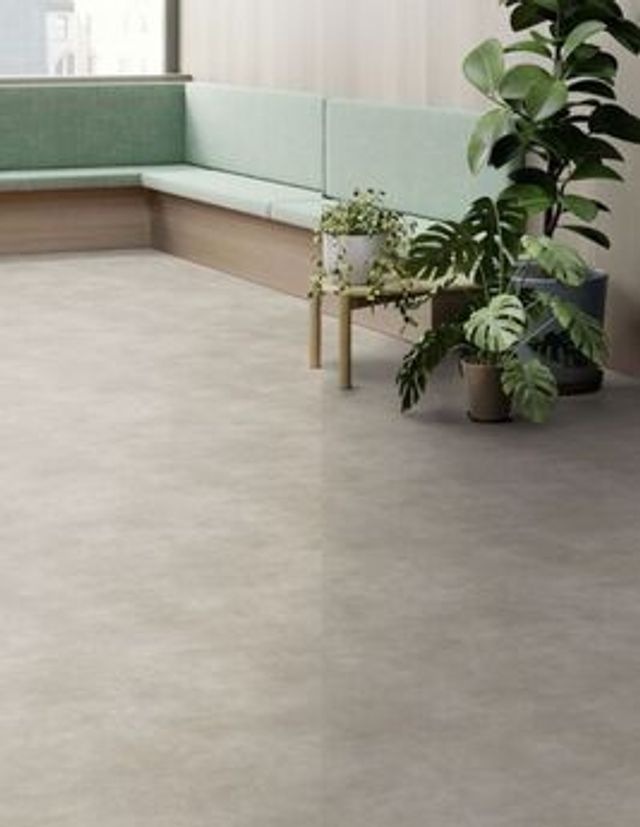 Sol vinyle rouleau HQR TRAFIC 4M Gerflor, Béton beige, rouleau 4.00 m