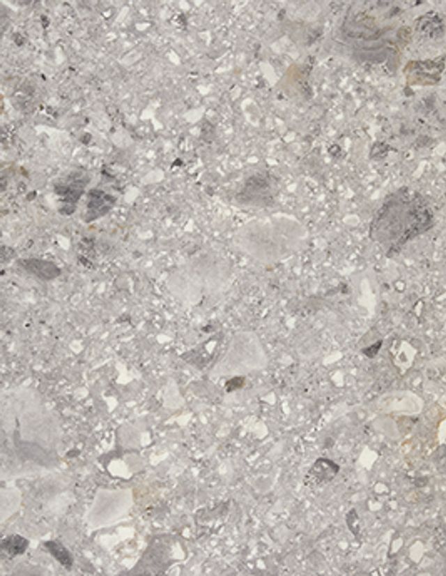 Sol vinyle rouleau COSMOLIKE , Pierre terrazzo minéral gris, rouleau 4.00 m