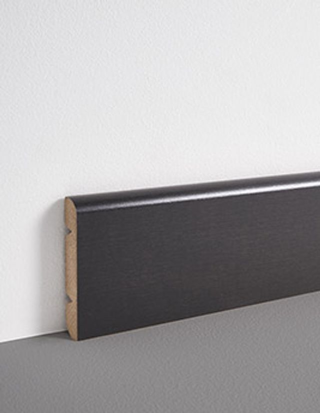Plinthe  , Mdf placage bois, décor Bois placage , h.8.00 x L. 220.00 cm