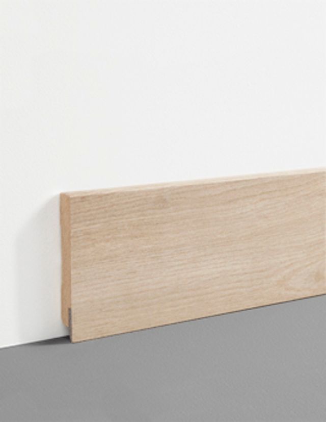 Plinthe  , Mdf, décor Bois marron clair, h.7.80 x L. 200.00 cm