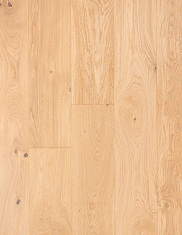 Parquet contrecollé MAJESTE CLIC 184, chêne naturel, verni, larg. 18.40 cm