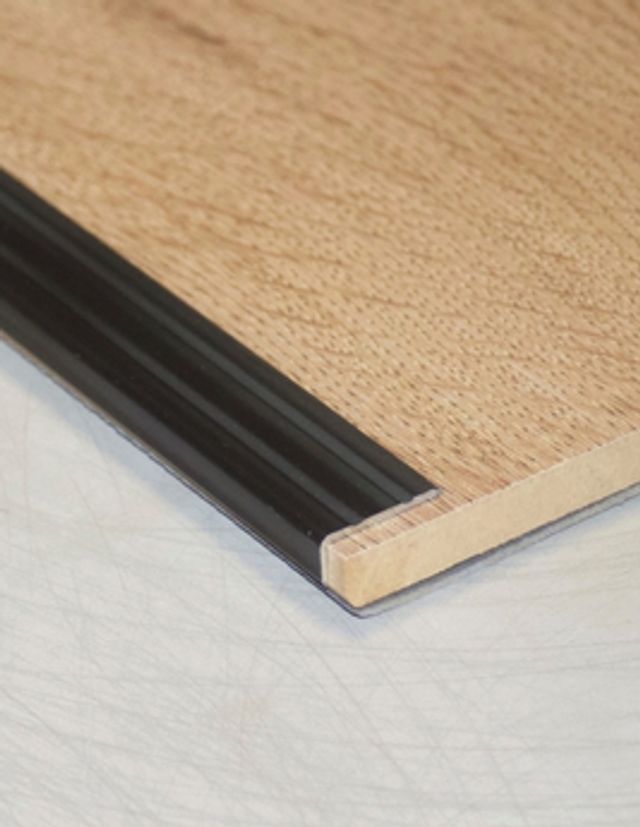 CORNIERE ADH 8710  NOIR 270, Aluminium, décor aluminium noir, l.2.50 x L. 270.00 cm