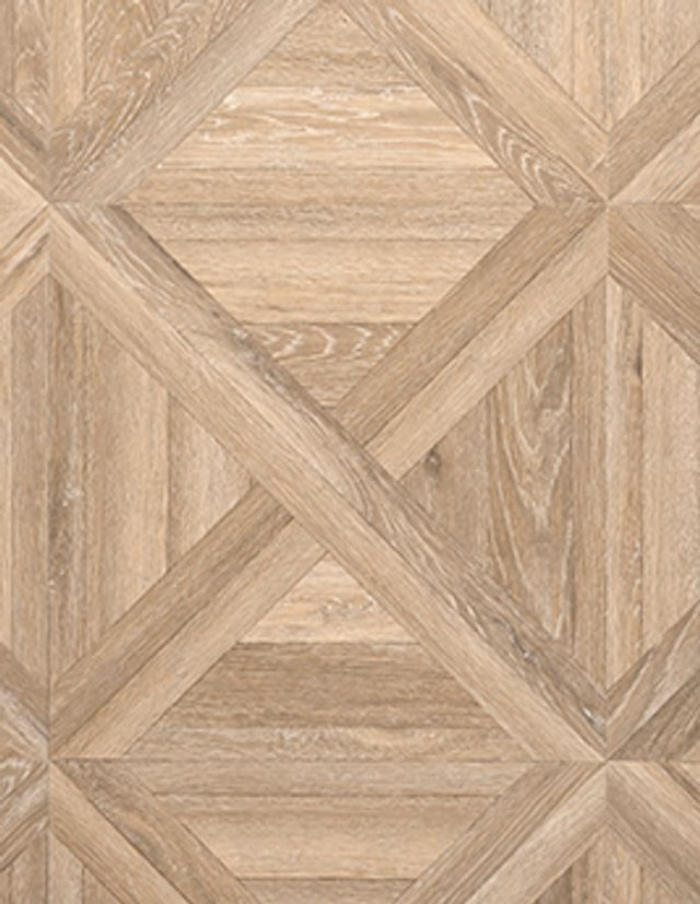 Sol stratifié MARQUETERIE ASPA Faus, aspect Bois cérusé blanc, dalle 39.42 x 118.00 cm
