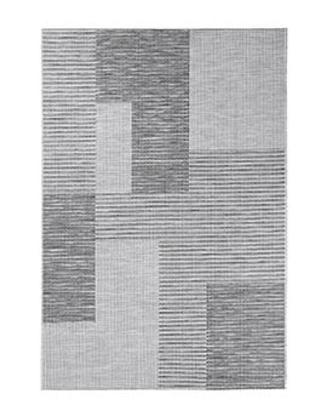 Tapis REGULAR , géométrique gris