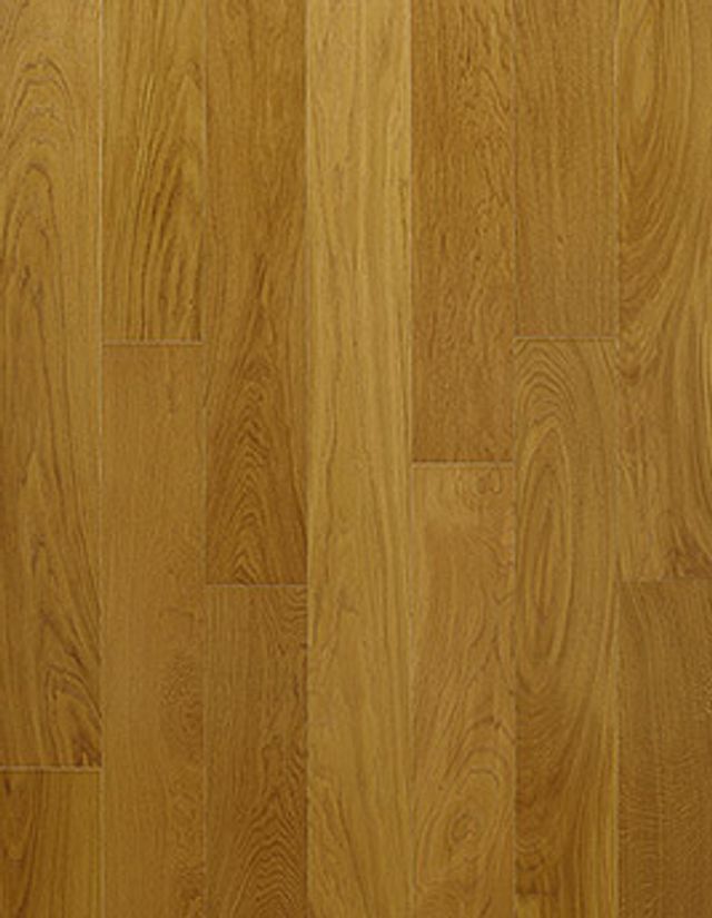 Parquet contrecollé MAJESTE 139 CHENE COURANT, chêne miel, verni, larg. 13.90 cm