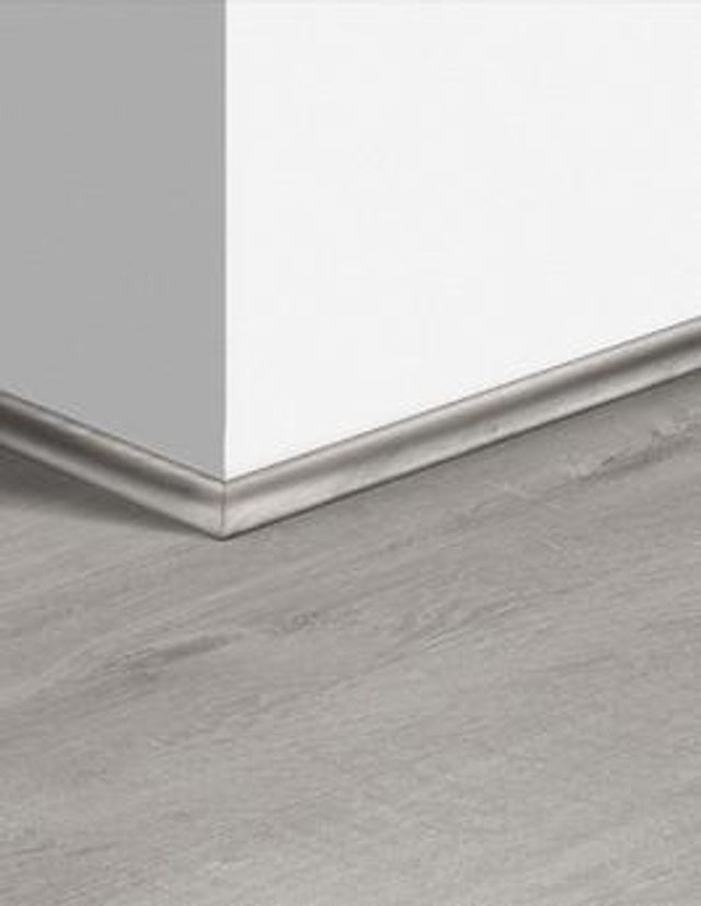 Moulure  Quick Step, PVC, décor Bois coton gris, h.1.70 x L. 240.00 cm