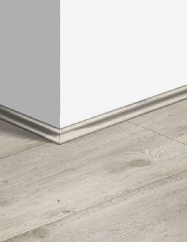 Quart de rond  Quick Step, Mdf, décor Béton béton gris clair, h.1.70 x L. 240.00 cm