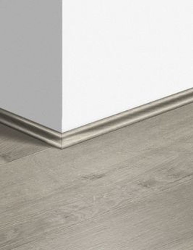 Quart de rond  Quick Step, Mdf, décor Bois soft gris, h.1.70 x L. 240.00 cm