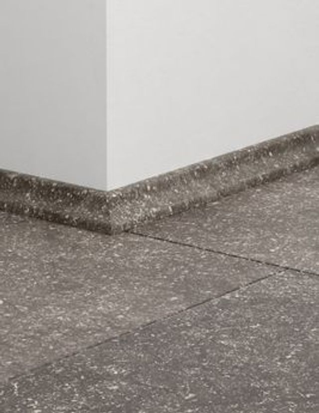 Quart de rond  Quick Step, Mdf, décor Carrelage gris foncé, h.1.70 x L. 240.00 cm