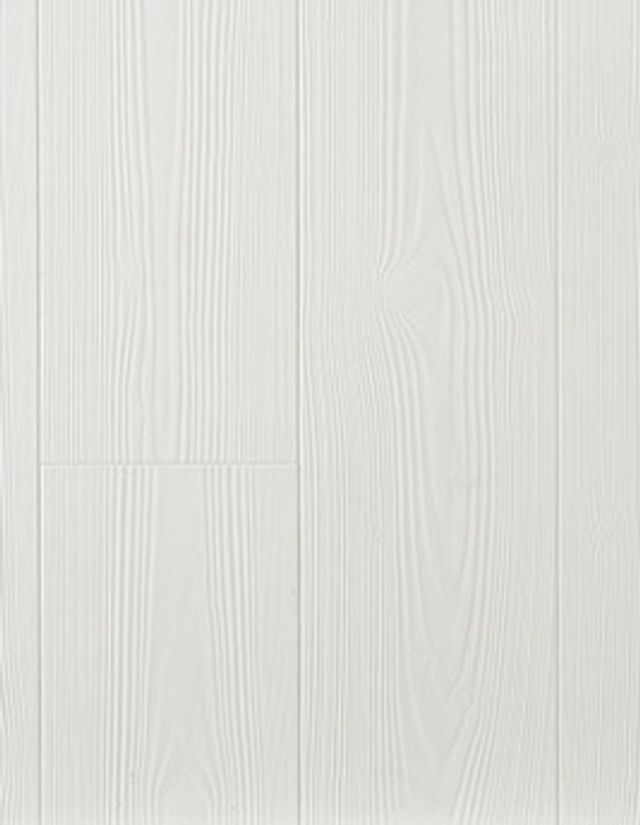 Sol stratifié IMPRESSIVE Quick Step, aspect Bois peint blanc, lame 19.00 x 138.00 cm