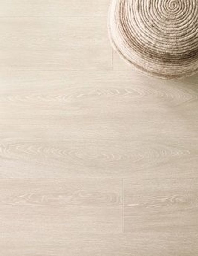 Sol stratifié MAJESTIC Quick Step, aspect Bois chêne de la vallée beige clair, lame 24.00 x 205.00 cm