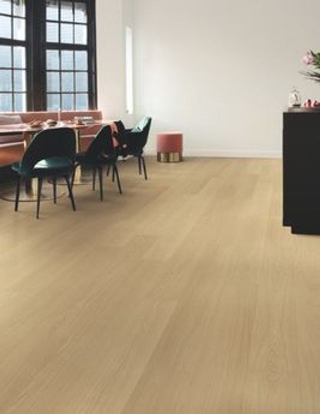 Sol stratifié CAPTURE Quick Step, aspect Bois beige, lame 21.20 x 138.00 cm